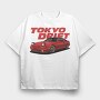 Tokyo Drift, Tricou Oversize Barbati (Unisex)