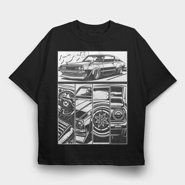 Classic Car, Tricou Oversize Barbati (Unisex)