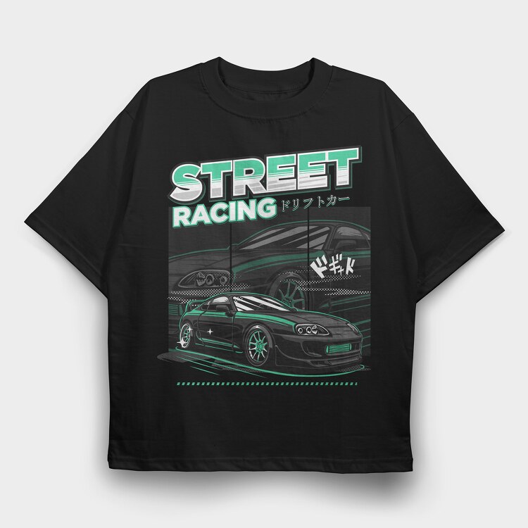 Street Racing 3, Tricou Oversize Barbati (Unisex)