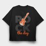 Rock the Day, Tricou Oversize Barbati (Unisex)