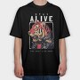 You Only Live Once Tiger, Tricou Oversize Barbati (Unisex)