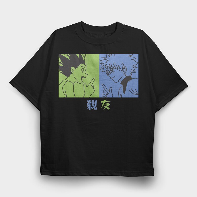 Hunter X Hunter 9, Tricou Oversize Barbati (Unisex)
