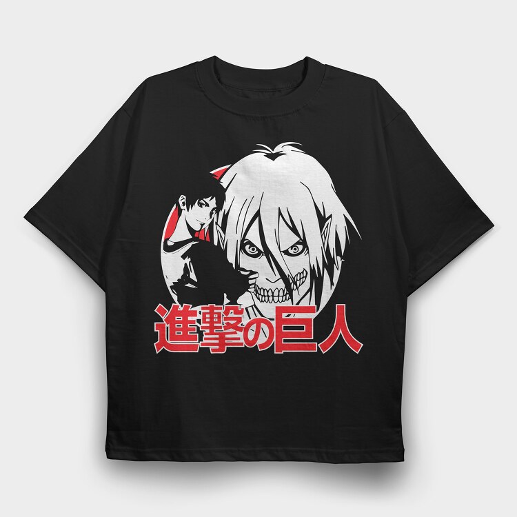 Attack on Titan 10, Tricou Oversize Barbati (Unisex)
