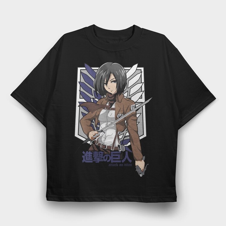 Attack on Titan 2, Tricou Oversize Barbati (Unisex)