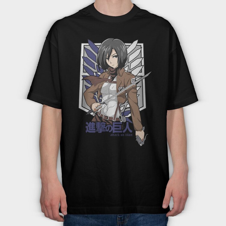 Attack on Titan 2, Tricou Oversize Barbati (Unisex)