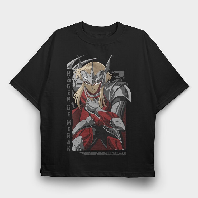 Saint Seiya 4, Tricou Oversize Barbati (Unisex)