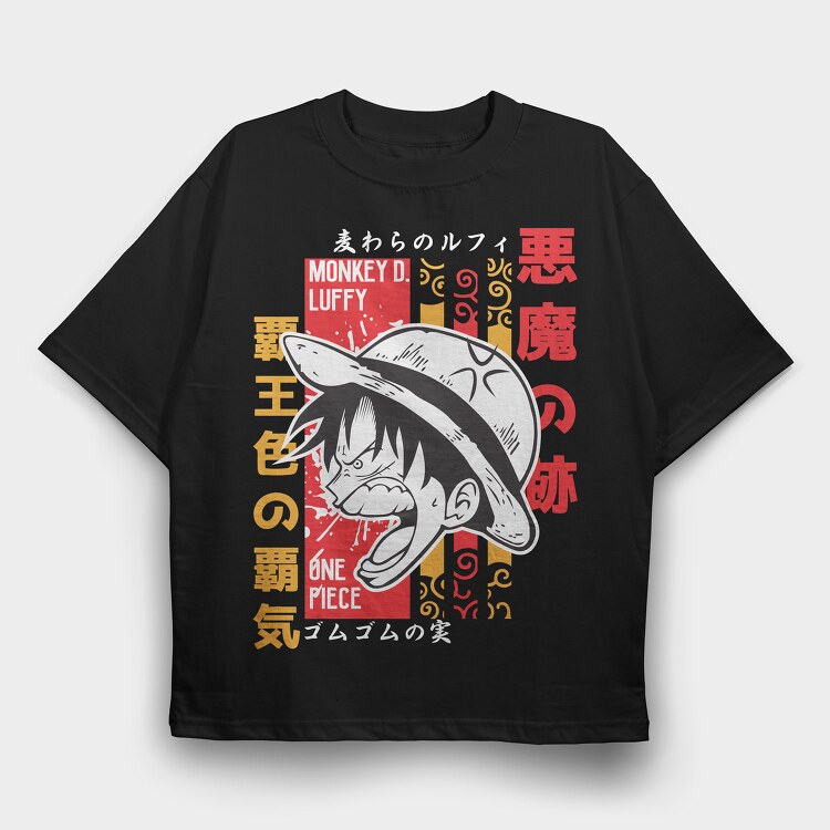 One Piece 55, Tricou Oversize Barbati (Unisex)