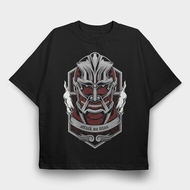 Attack on Titan 3, Tricou Oversize Barbati (Unisex)