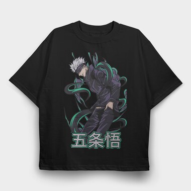 Satoru Gojo, Tricou Oversize Barbati (Unisex)