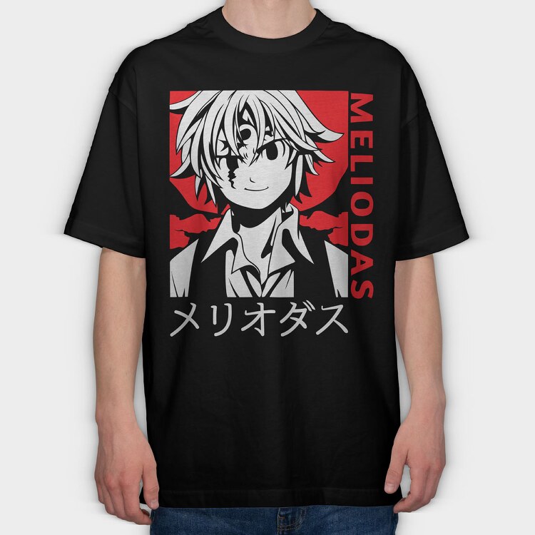 Meliodas, Tricou Oversize Barbati (Unisex)