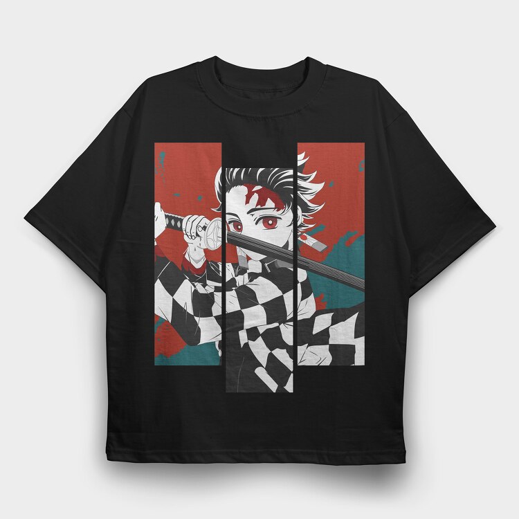 Demon Slayer 71, Tricou Oversize Barbati (Unisex)