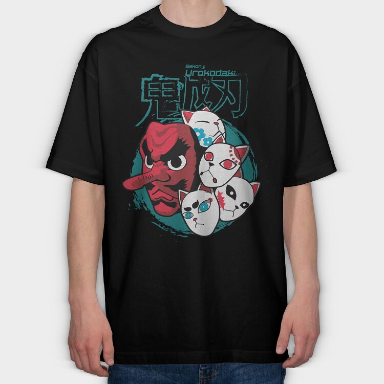 Demon Slayer 75, Tricou Oversize Barbati (Unisex)