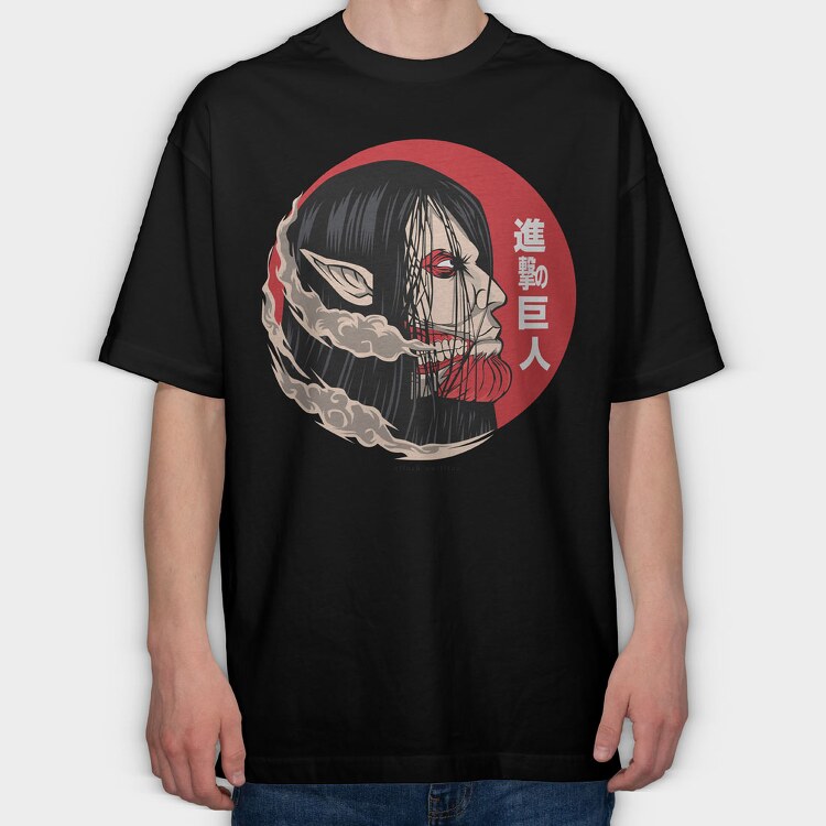 Attack on Titan 9, Tricou Oversize Barbati (Unisex)