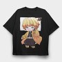 Demon Slayer Pillow 6, Tricou Oversize Barbati (Unisex)