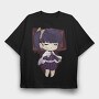Demon Slayer Pillow 8, Tricou Oversize Barbati (Unisex)