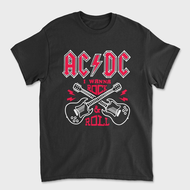 AC DC, Tricou Barbati (Unisex)