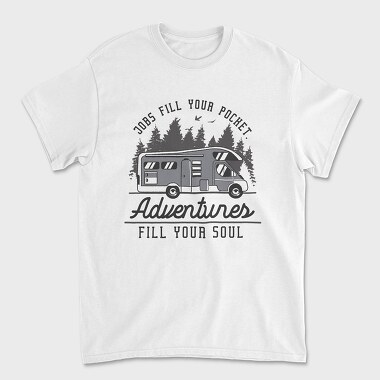 Adventures Fill Your Soul Van Life, Tricou Barbati (Unisex)