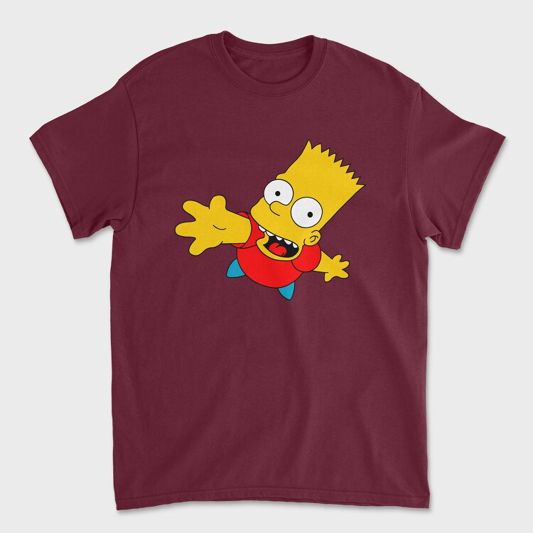 Bart Simpson 01, Tricou Barbati (Unisex)