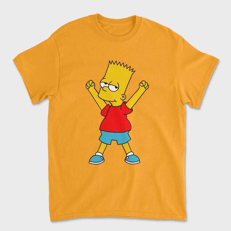 Bart Simpson 02, Tricou Barbati (Unisex)