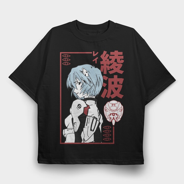 Neon Genesis Evangelion 12, Tricou Oversize Barbati (Unisex)
