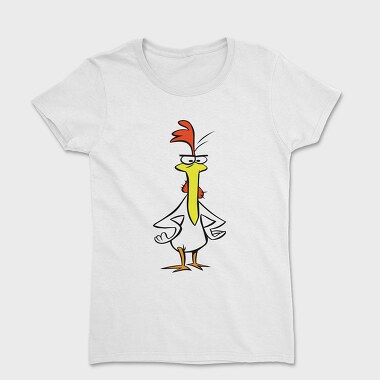 Cartoon Retro Cow and Chicken 6, Tricou Femei