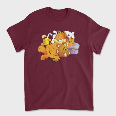 Cartoon Retro Garfield 4, Tricou Barbati (Unisex)