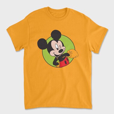 Cartoon Retro Mickey Mouse 2, Tricou Barbati (Unisex)