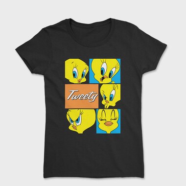 Cartoon Retro Tweety 1, Tricou Femei