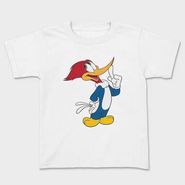 Cartoon Retro Woody Woodpecker 2, Tricou Copii