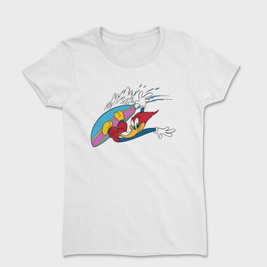 Cartoon Retro Woody Woodpecker 6, Tricou Femei