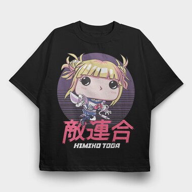Funko Anime My Hero Academia Himiko Toga, Tricou Oversize Barbati (Unisex)