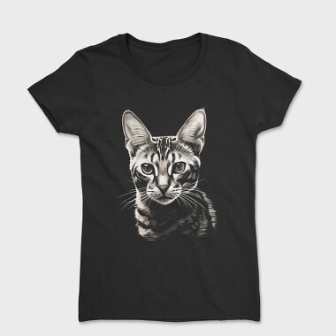 Cat Portrait, Tricou Femei