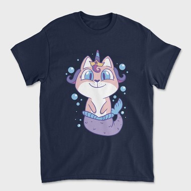 Cat Unicorn Mermaid, Tricou Barbati (Unisex)