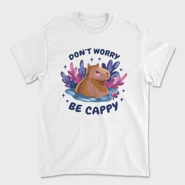 Dont Worry Capybara, Tricou Barbati (Unisex)