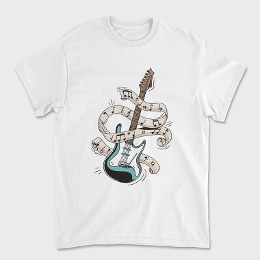 Electric Guitar, Tricou Barbati (Unisex)