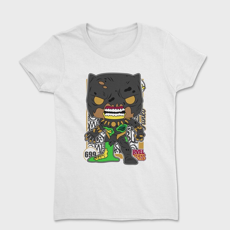 Funko Marvel Zombies Black Panther, Tricou Femei