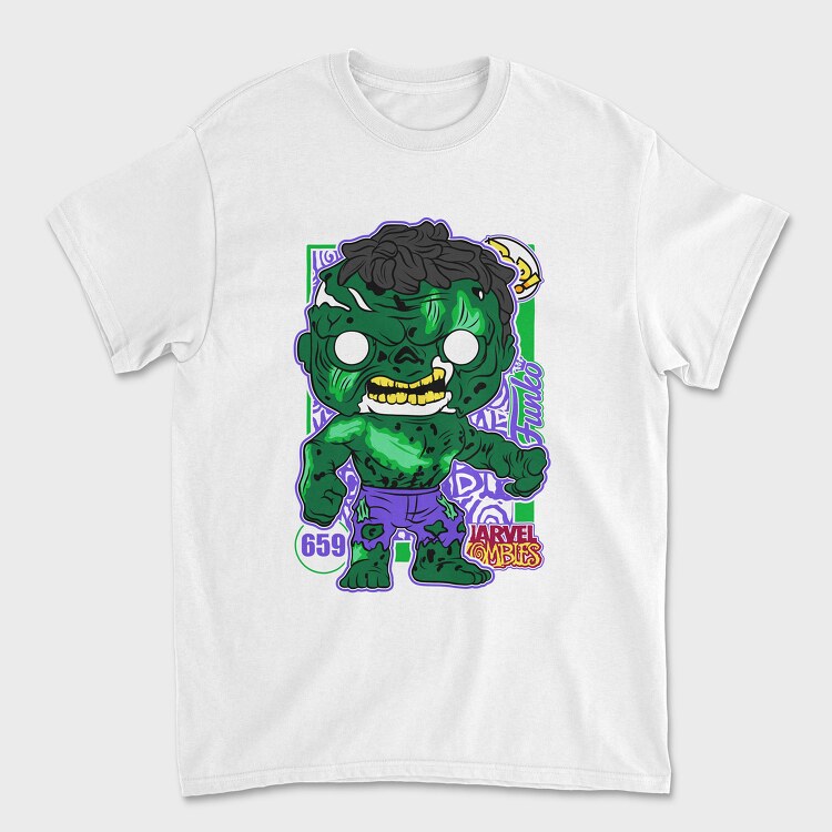 Funko Marvel Zombies hulk, Tricou Barbati (Unisex)