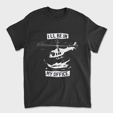 Helicopter Office, Tricou Barbati (Unisex)