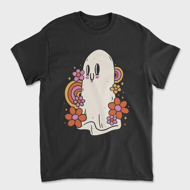 Hippie Ghost, Tricou Barbati (Unisex)