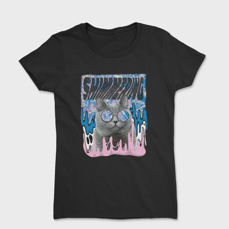 Holographic Cat, Tricou Femei