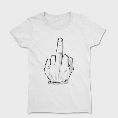 Middle Finger Sketch, Tricou Femei