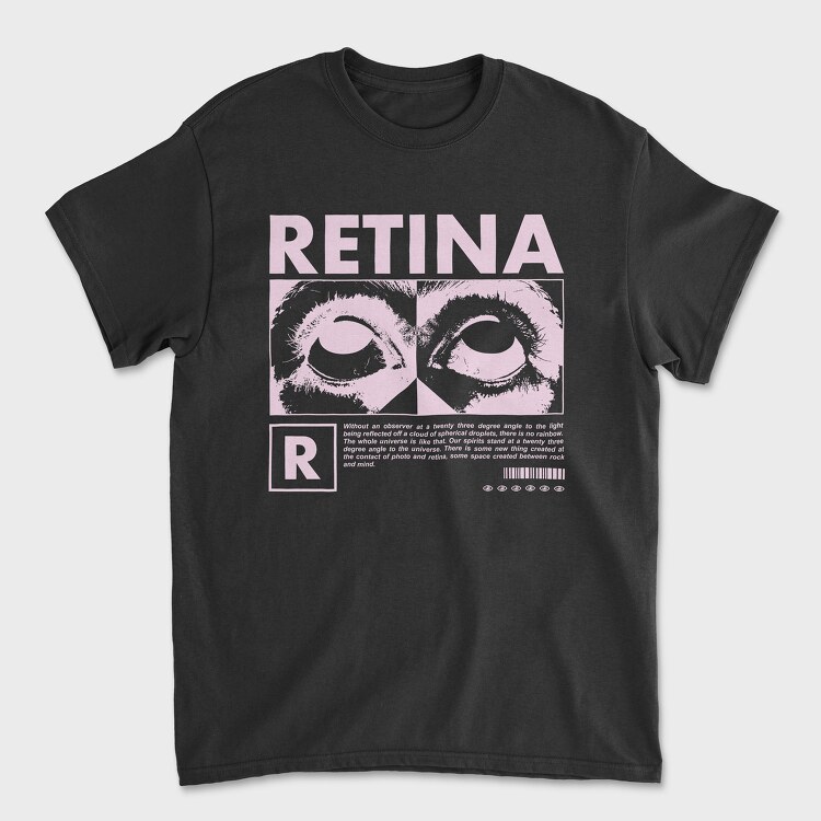 Retina 2, Tricou Barbati (Unisex)