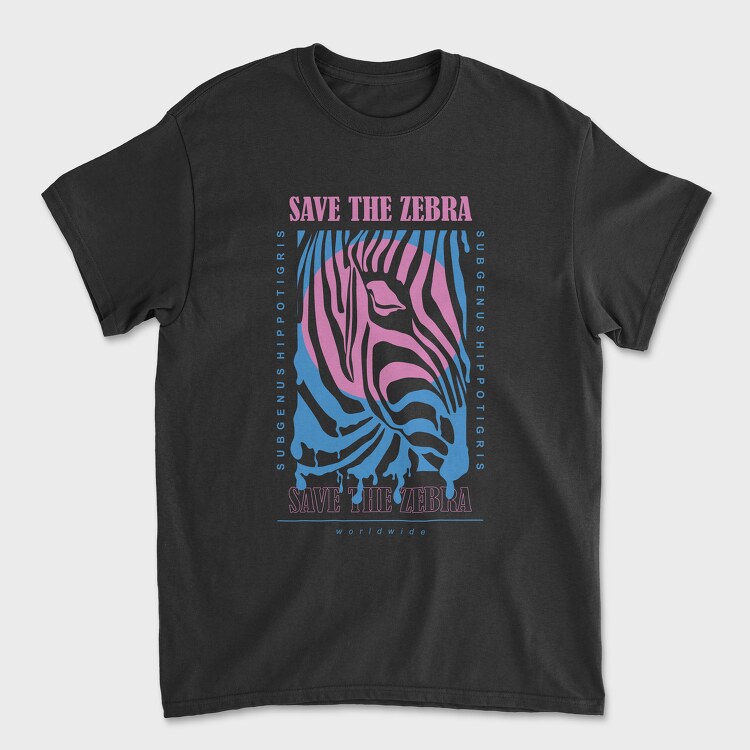 Save The Zebra 1, Tricou Barbati (Unisex)