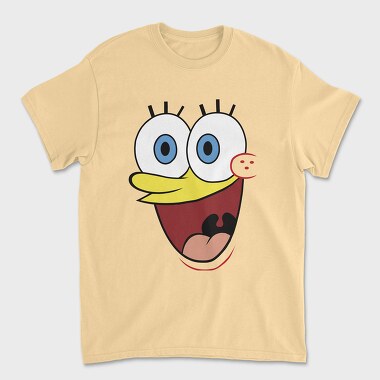 SpongeBob face 16, Tricou Barbati (Unisex)