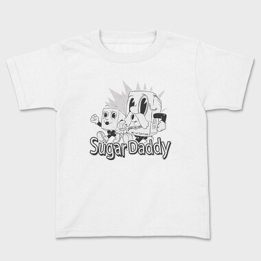 Sugar Daddy Cartoon Old, Tricou Copii