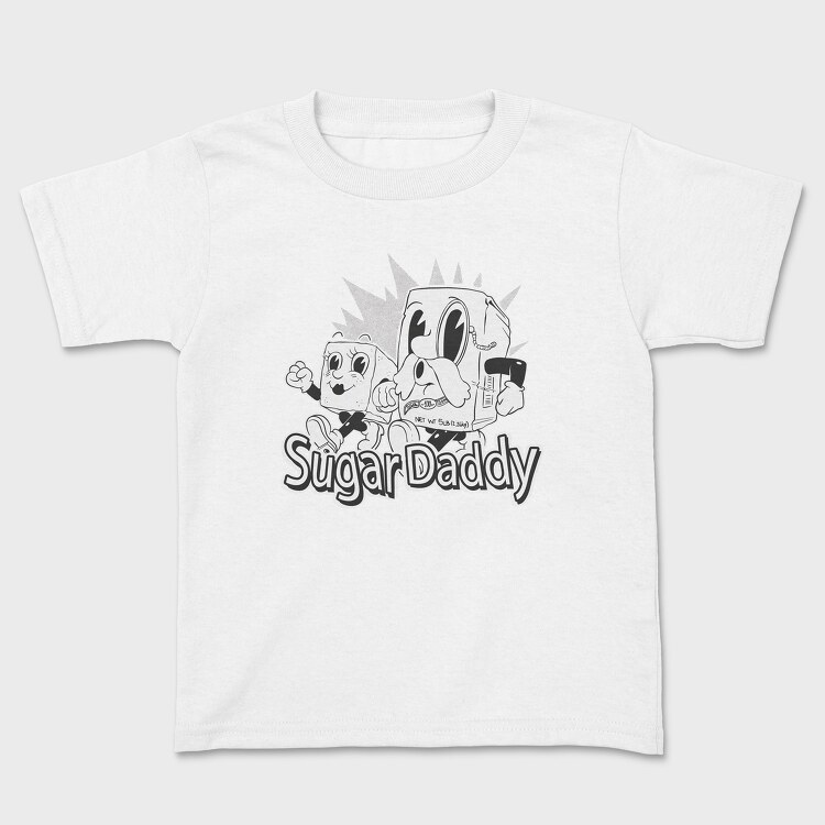 Sugar Daddy Cartoon Old, Tricou Copii