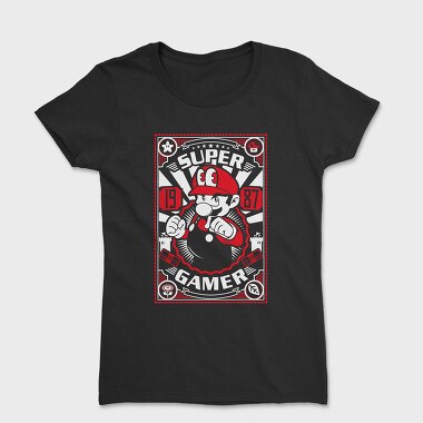 Super Gamer 1987 Mario, Tricou Femei