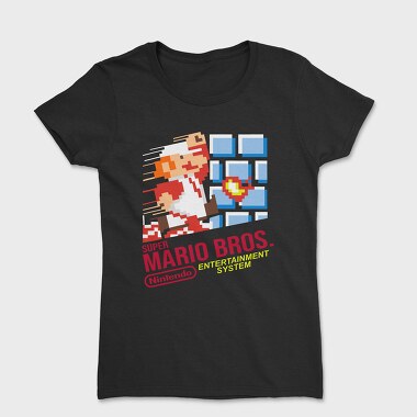 Super Mario Bros Nintendo, Tricou Femei