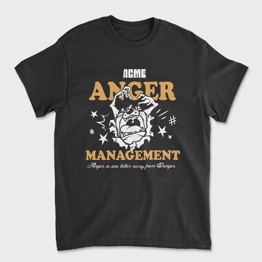 Tasmanian Devil Anger, Tricou Barbati (Unisex)