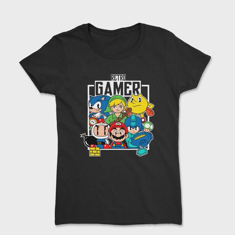 Video Game Multi Characters, Tricou Femei